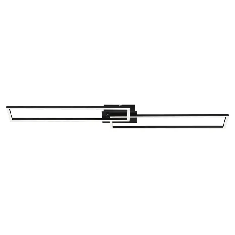 LED Wand- und Deckenleuchte, 110 cm, CCT, 4400 Lumen, 40 Watt, schwarz Sichere Zahlung